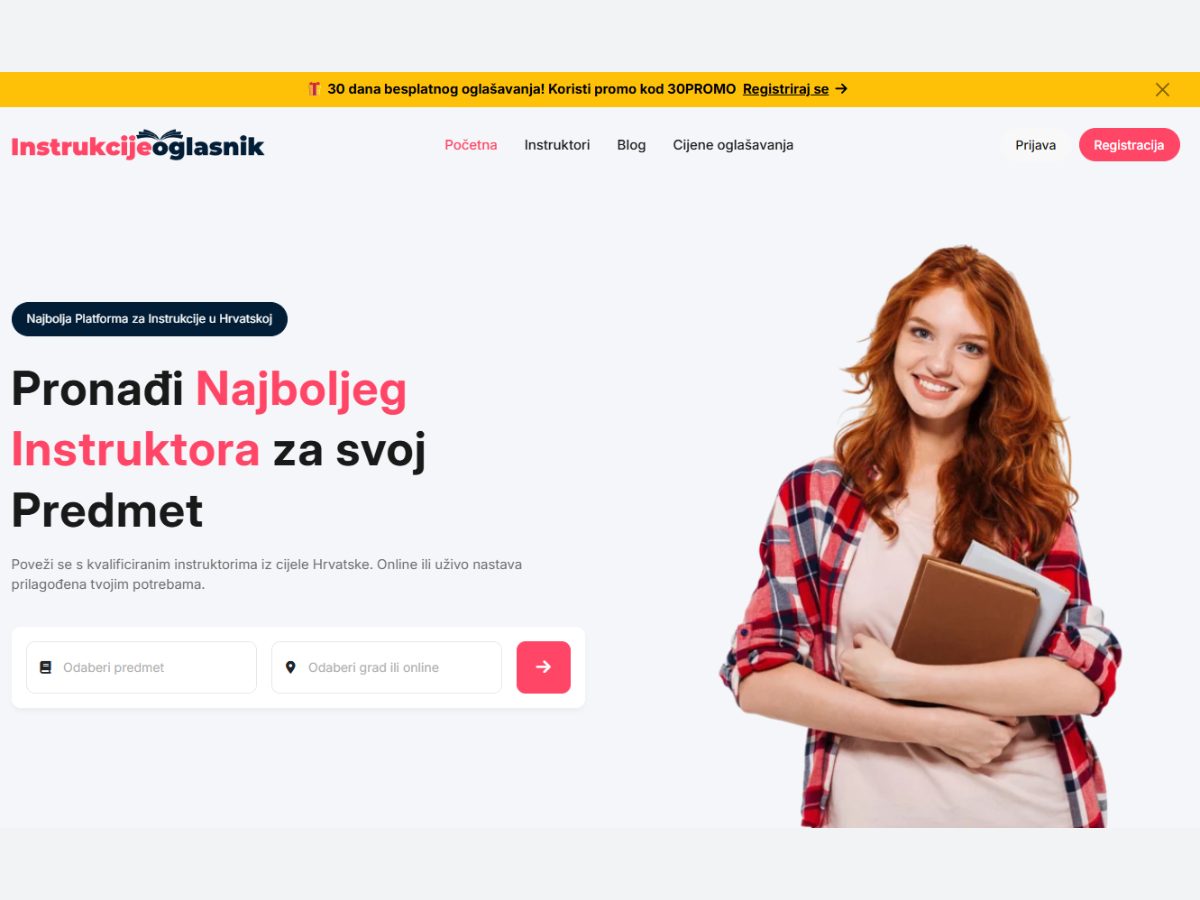 Instrukcije Oglasnik – mjesto za poslovni rast instruktora
